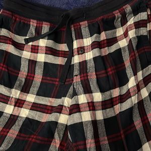 American Eagle Outfitters Red and Black Plaid PJs Medium